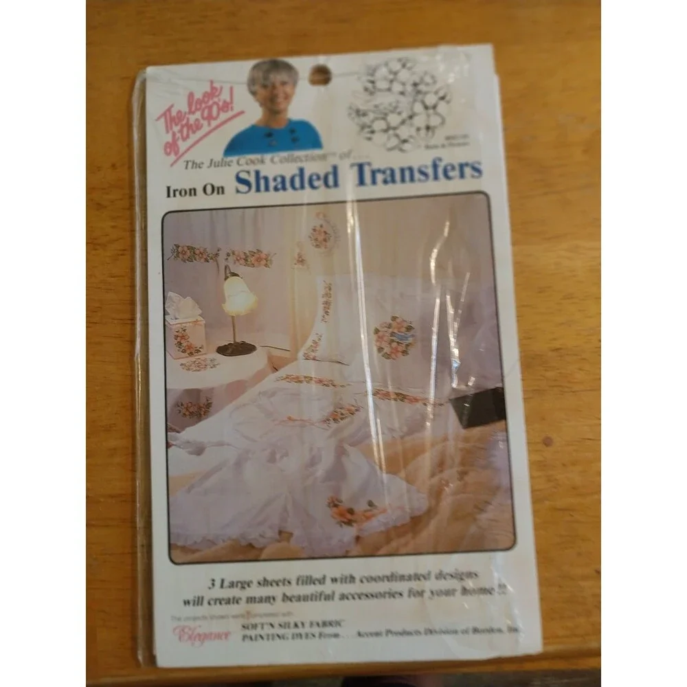 Birds & Flowers #092105 - Iron On Shaded Transfers by Julie Cook Collection NEW